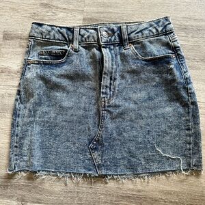 Wild Fable Blue Casual Pencil Mini Skirt